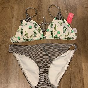 Target Cactus Bikini top and bottoms